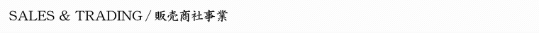 販売商社事業